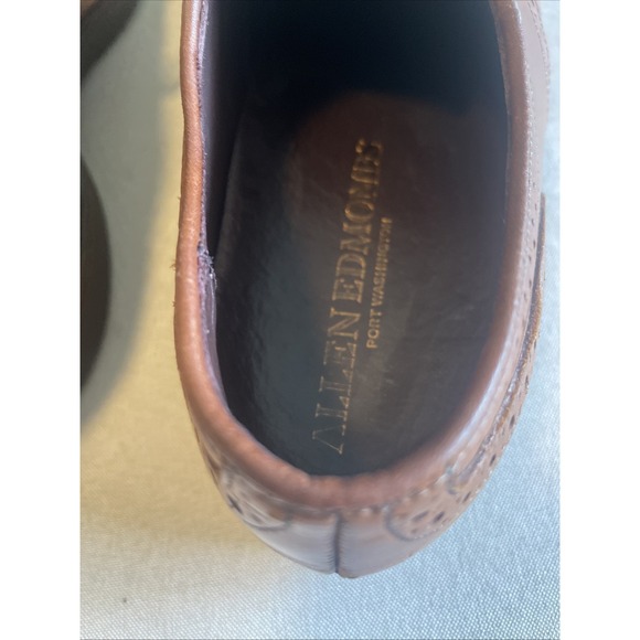 Allen Edmonds Madison Park Wingtip Brogue Derby Shoes Men\'s Sz 11B Light Brown main image 4